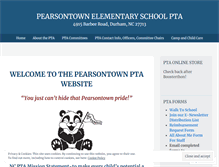 Tablet Screenshot of pearsontownpandaspta.org
